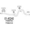MTS 01.40240 Exhaust Pipe